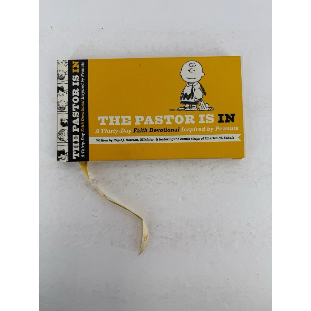 The Pastor is In Charlie Brown Peanuts 30-Day Faith Devotional Book‎